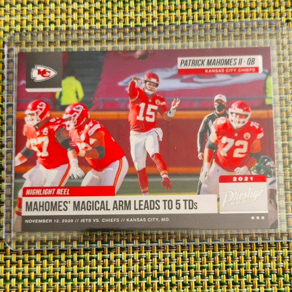 Kansas City Chiefs Patrick Mahomes Trading Card